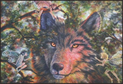 Wolf Painting