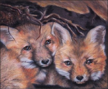 Foxes
Painting